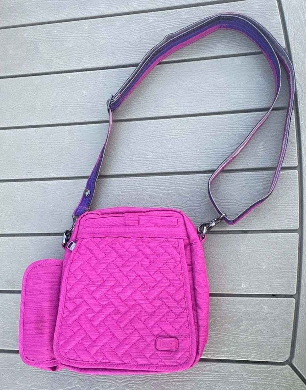 Lug Flapper SE Quilted Convertible Crossbody Bag Brushed Orchid